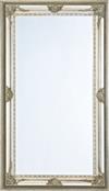 Sølv spejl facetslebet barok 103x178cm - Se Store Sølvspejle 